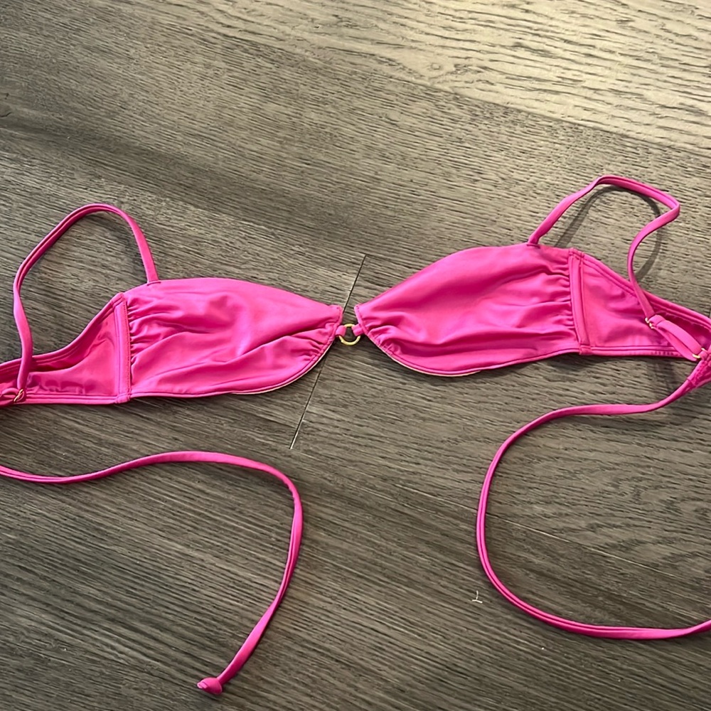 Pink swim top